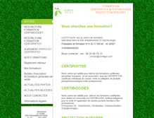Tablet Screenshot of certif-agri.com